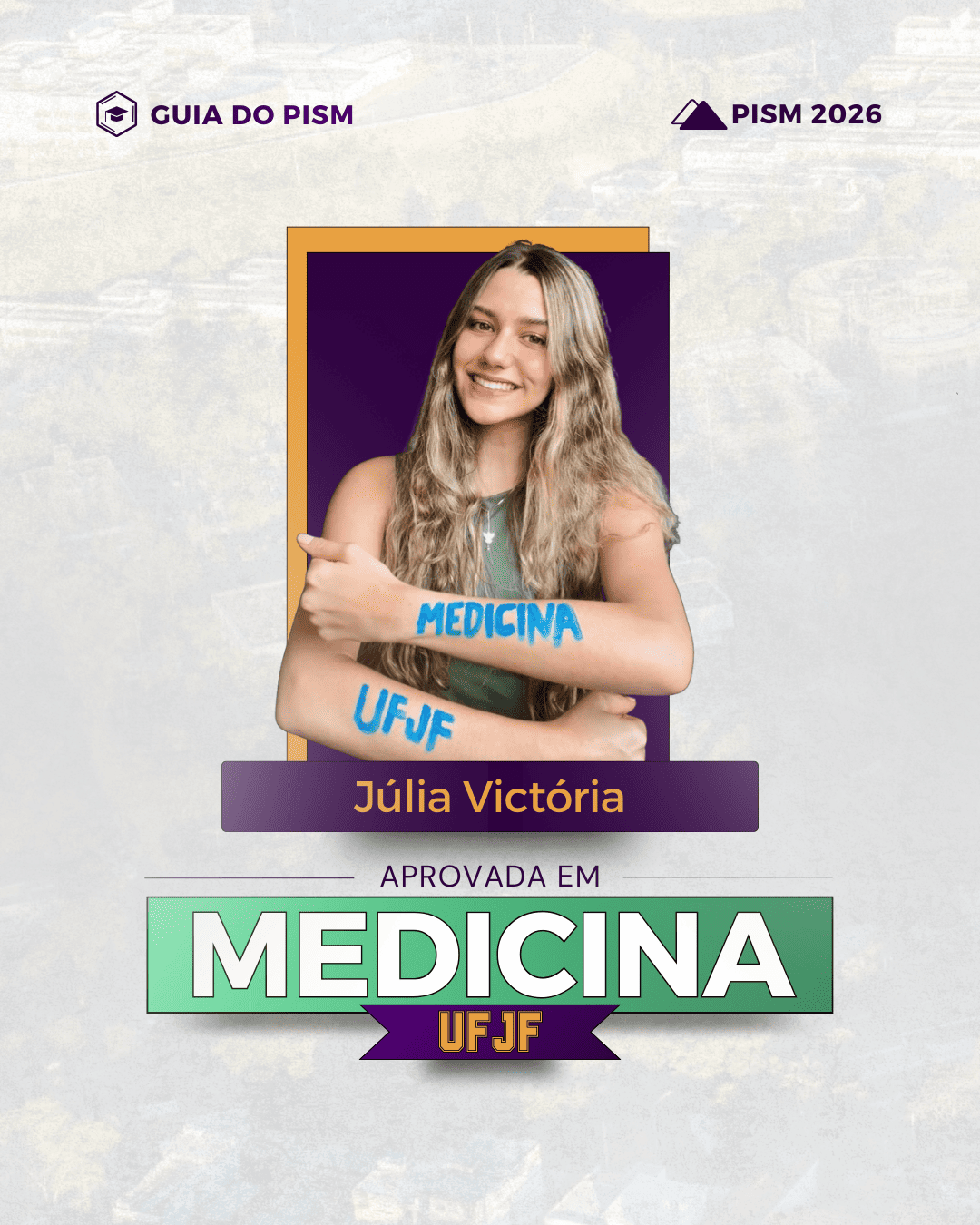 Julia victoria aprovada